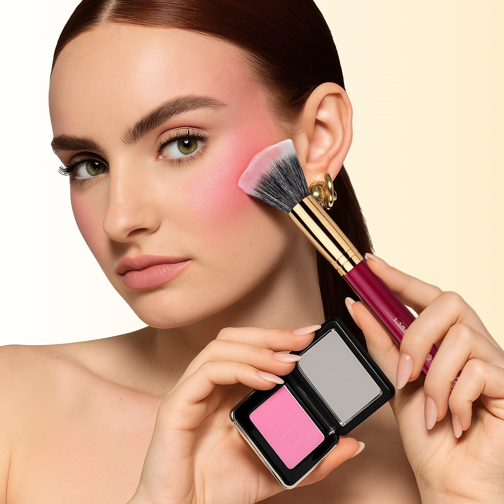 Cọ Tán Má Hồng – Phấn Phủ – Phấn Nền CHICHODO Finishing Brush C105 Lông Mềm Mịn Cao Cấp